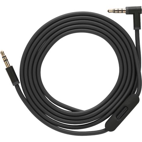 Ersatz-Audiokabel mit integriertem Mikrofon und Titelsteuerung für tragbare Kopfhörer