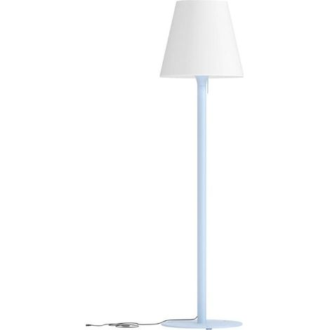 Moris Lampe hellblau.
