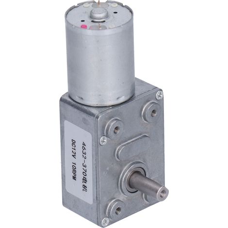 Moteur à vis sans fin turbo autobloquant en métal, 12 V CC, 10 tr/min, accessoire pour bricolage 4632370 (1/5)