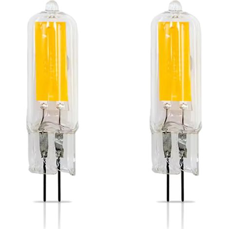 Ampoule G4 LED 3W 12V 3000K 500LM LED Lumière blanche Equivalent 20W Halogène G4 Non Dimmable Économie Ampoules pour Chambre Salon Cuisine Jardin, Pack of 2, 1 an garantie [Classe énergétique E] (1/5)