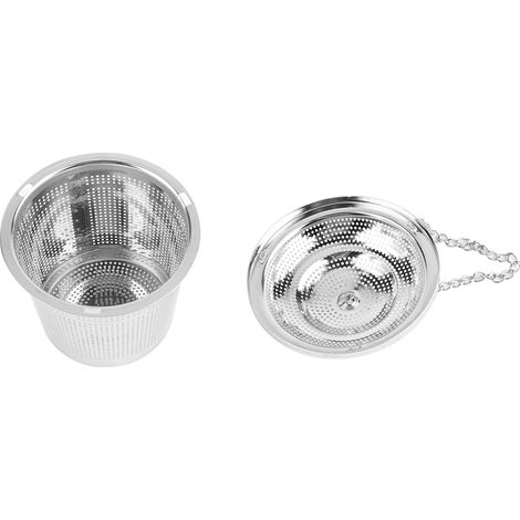 Boules d'assaisonnement en acier inoxydable, sachet à condiments, passoire, accessoires, ustensiles de cuisine L (1/5)