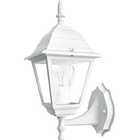"Applique da esterno ROMA in alluminio bianco e vetro" (1/2)