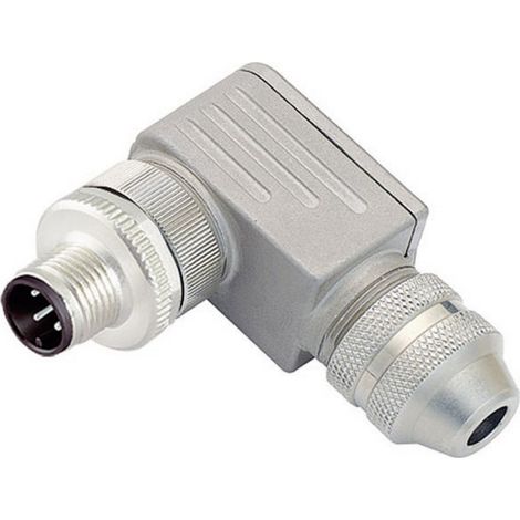 binder 99-1429-824-04 Sensor-/Aktor-Steckverbinder, unkonfektioniert M12 Stecker, gewinkelt  Polzahl