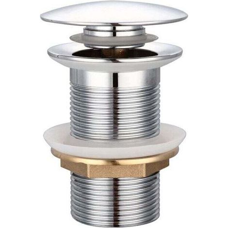 Évier standard-G 1 1 sans trop plein vidange universelle fid sur pop up automatique pour évier en cuivre chromé pour piscine sans trop plein (1/5)