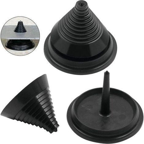 Bilanciatore per lame di tosaerba rotativo, test rapido di bilanciamento e affilatura per decespugliatore, colore nero (1/4)