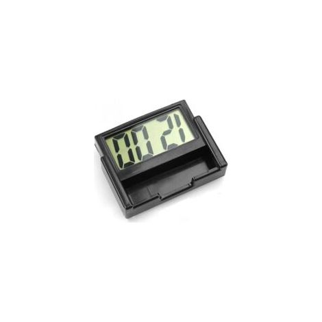Orologio digitale per auto, mini orologio da cruscotto per auto, orologio elettronico universale, orologio adesivo con schermo LCD, orologio da scrivania per cruscotto