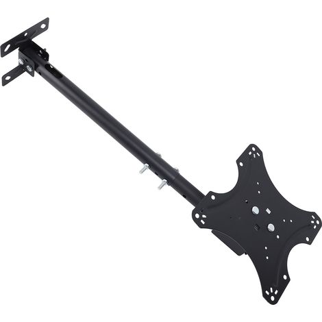 Support TV plafond réglable acier pour écrans plats compatibles bars restaurants salles sport écoles DN02 (1/5)