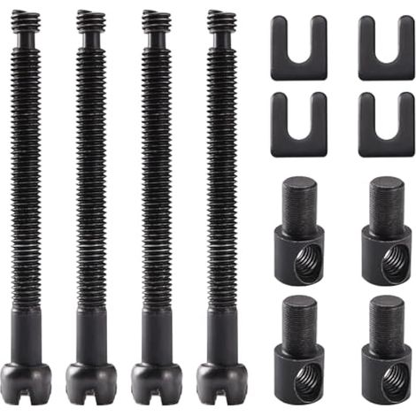 4 Pièces Vis de Réglage de Tendeur de Chaîne, Vis de Réglage de la Tension de la Tronçonneuse, pour Tronçonneuse 4500 5200 5800 45CC 52CC 58CC