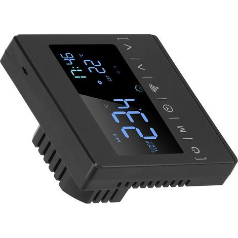 Industrielle Lieferung von programmierbaren WLAN-Touchscreen-Thermostaten für Fußbodenheizungsregler (1/5)