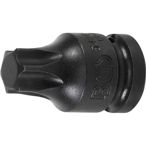 Punta de vaso de impacto  longitud 42 mm  entrada 12,5 mm (1/2")  perfil en T (para Torx) T70 (1/3)