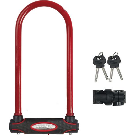 Antivol Vélo U - MASTER LOCK - 8195EURDPROCOLWR - Acier Cémenté, Clé, Rouge (1/5)