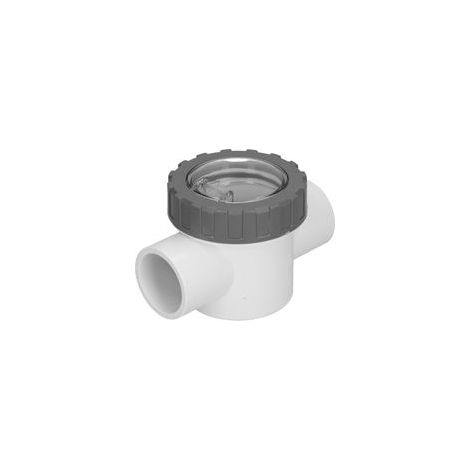 Clapet anti-retour transparent en PVC pour piscine - Accessoires de remplacement (V501A) (1/5)