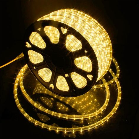 LED Tube Lumineux Couleurs Chaudes 30M 1080 LEDs, Etanche (1/5)