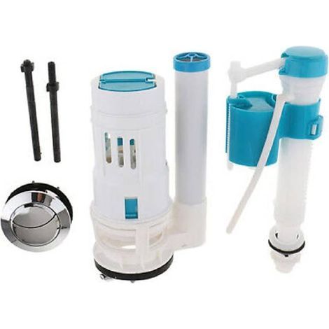 WC-Spülkasten-Nachfüllset, Ersatzteile für die Spülung, Badezimmer-Set, geeignet für Reparatursets mit einer Höhe von 18–24 cm (1/5)