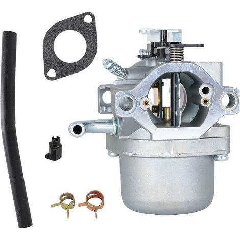 Carburateur 590399 compatible avec Briggs Stratton 590399 593432 796077 Nikki 799245 pour 21A707 21A977 TEmenades avec joint, conduite de carburant (1/4)
