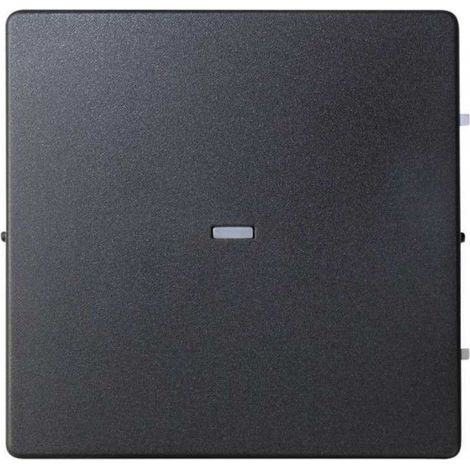 Simon 82 Konzept Einzelne 24-V-Drucktaste mit mattschwarzem Hausautomations-Viewer SIMON 8200111-098