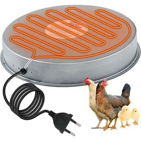 [NEVER USED] Heating base for metal poultry drinkers. Heating base for poultry drinker buckets.
