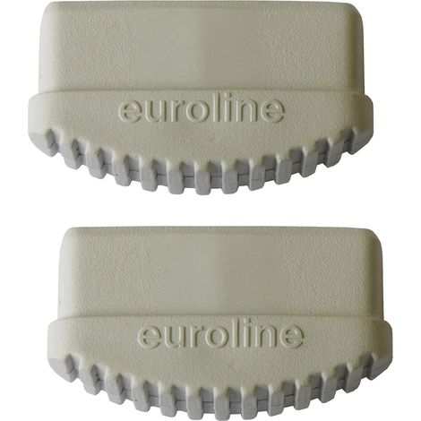 Euroline Leiterfuß weiß 75x20mm Paar