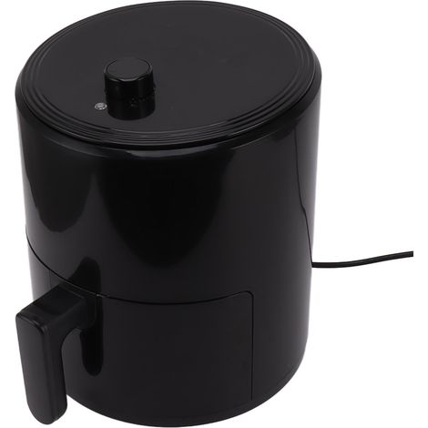 Schwarze, intelligente Fritteuse, 6 Liter Fassungsvermögen, 1400 Watt Leistung, 360°-Heizung, präzise Temperaturregelung, EU-Stecker 220 V (1/5)