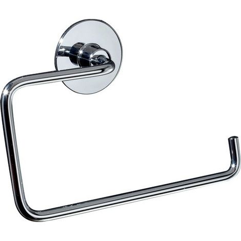 Porte Serviette mural EASY en Zinc Chromé Spirella (1/4)