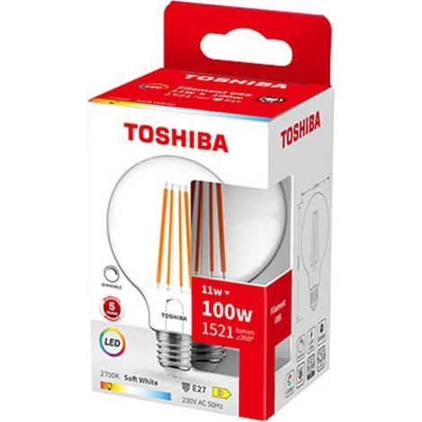 Lampadina Toshiba G95 11W 2700K LED (1/2)