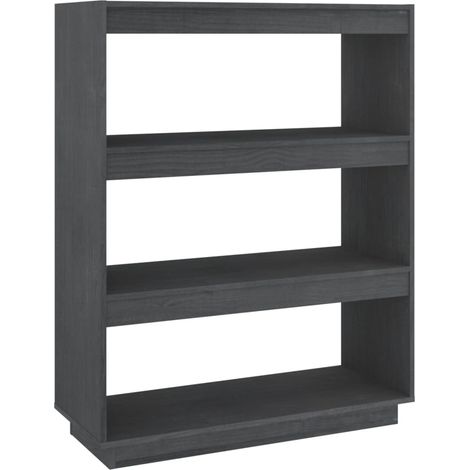 Maison Exclusive - Bücherregal/Raumteiler Grau 80x35x103 cm Massi