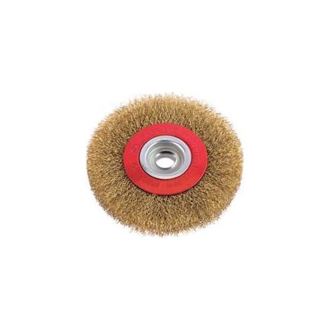 Spazzola Circolare Fili in Acciaio Ø 120 mm con Foro Ø 16 mm Pg 5 Pezzi