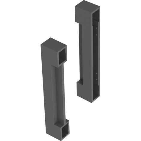 Blum Ambia-Line Doppelrelinghalter, Relinghalter für Legrabox Höhe C, oriongrau (1/5)