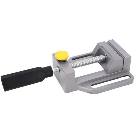 Schraubstock aus Aluminiumlegierung, Mini-Maschinenschraubstockpresse, Flachspannklemme für Präzisionsarbeiten (1/5)