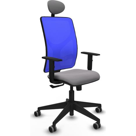 Sedia ufficio piqueras y crespo Motilla blu tessuto mesh (1/2)