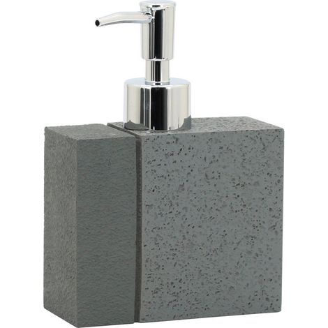 Dispenser in poliresina grigio - serie Pietra (1/3)
