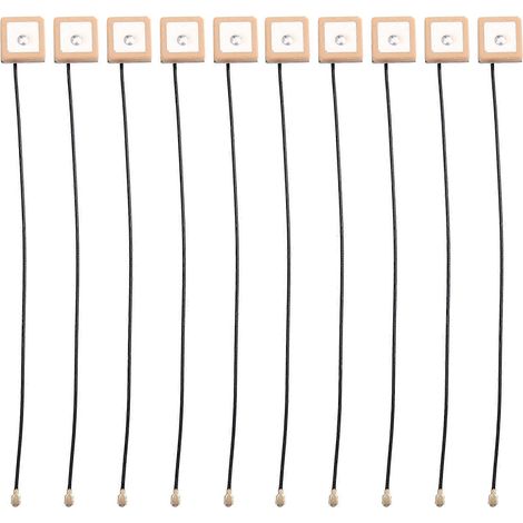Mini-Aktiv-GPS-Antenne mit IPX-Schnittstelle, 50-Ohm-Navigationskabel, 15 x 15 x 6,5 mm, zur Fahrzeug- und Drohnenverfolgung. (1/5)