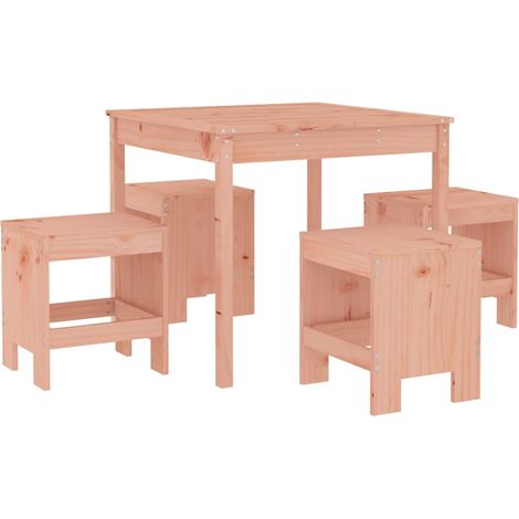 Maison Exclusive - 5-tlg. Garten-Essgruppe Massivholz Douglasie