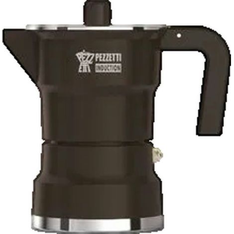 Cafetière moka Pezzetti Solidexpress noire 6 tasses