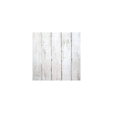 Papier peint autocollant imitation bois blanc – Film décoratif pour meubles et murs (1/5)