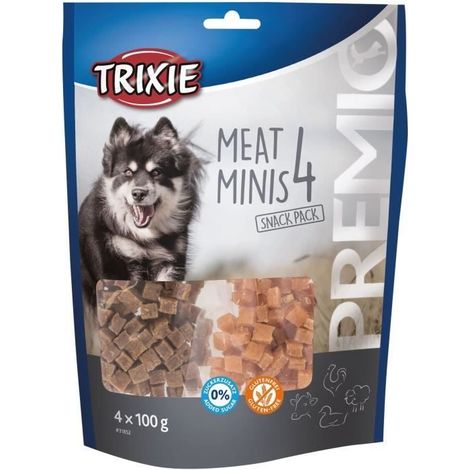 Premio 4 meat minis, poulet, canard, boeuf, agneau 4 × 100 g (1/5)