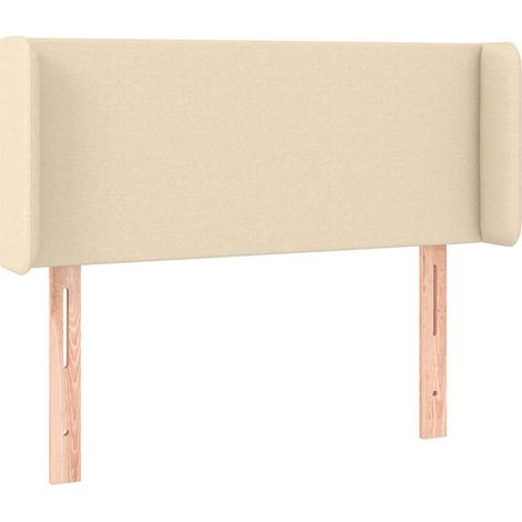 Maison Exclusive - Cabecero de tela color crema 83x16x78/88 cm (1/5)