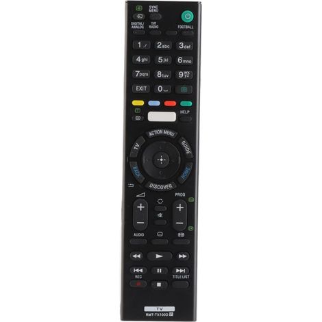 Fernbedienung für Smart-TVs, kompatibel mit den Modellen RMt TX100D, RMt TX101J, RMt TX102U, RMt TX102D und RMt TX101D. (1/5)