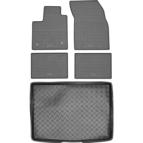 Juego de alfombrillas de goma para coche y alfombrilla para maletero para Ford Focus IV Hatchback de 2019 (1/5)