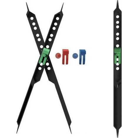 Diviseur proportionnel de 25,4 cm, Outil de Dessin de diviseur d'échelle proportionnelle Proportional Divider pour Les Artistes/Ingénieur/dessin, en Plastique réglable (1/5)