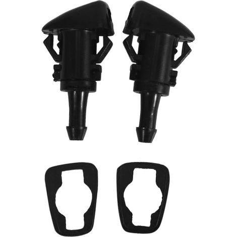 2 Jets de Lave-glace Pare-brise pour Véhicules 2007-2012, Gicleurs de Nettoyage en Plastique, Kit de Remplacement Universel, 2 Pièces (1/5)