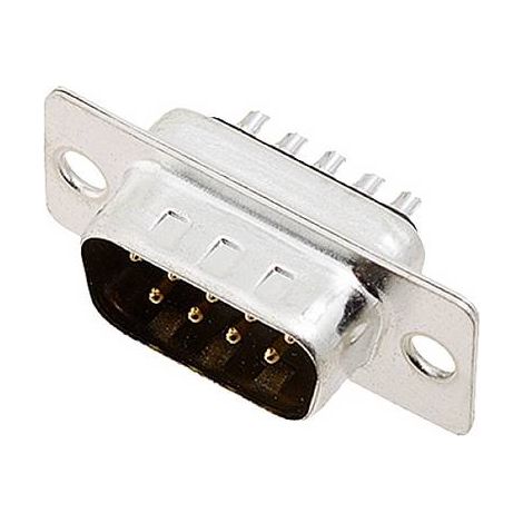 encitech DM09-SP 2101-0200-01 Embase SUB-D mâle 180 ° Nombre de pôles: 9 fût à souder 1 pc(s) Tray (1/2)