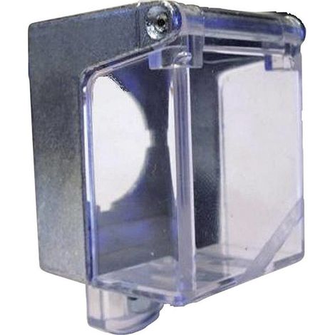 [NEUWERTIG] B-Ware Baco Balwa0226 Schutzhaube Schalterschutz Absperrbar Schwarz Transparent 1 St.