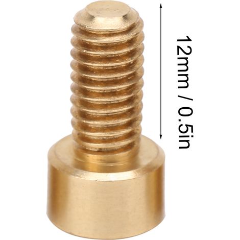Vis à tête cylindrique creuse M6 en cuivre pur, M612 mm (1/5)