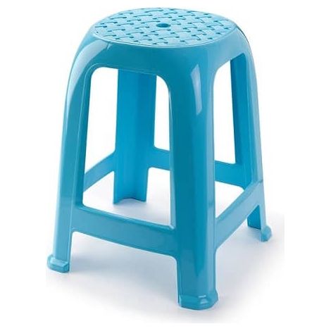 Taburete de plastico Turquesa
