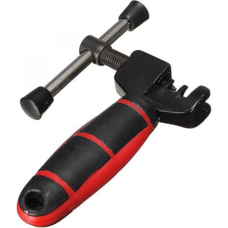 Séparateur de chaîne de vélo, outil de réparation de coupe-chaîne de réparation de vélo, chaîne de vitesses de vélo (1 jeu, noir et rouge) (1/5)