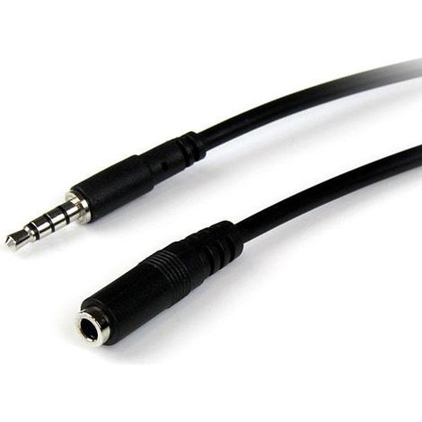 StarTech.com 2m 3.5mm/3.5mm câble audio 3,5mm Noir