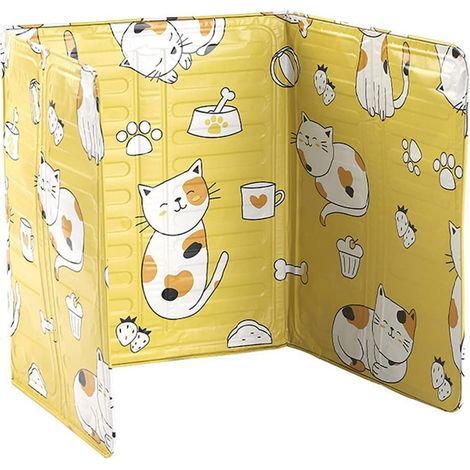 Oil Splatter Shields 2pcs Cat Pattern Oil Splash Baffle Wind Shields Splash Guards Frying Pan Splatter Guard Kitchen Accessories for Keeps Kitchen Clean (1/5)