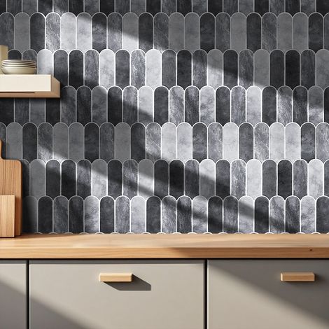 10Pcs Self-Adhesive Wall Tile Stickers (1/5)