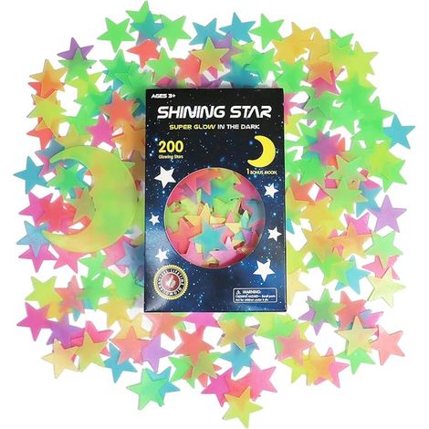 3D Stars Stickers Wall Decoration Ceiling Sticker (1/5)